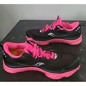 Saucony Women Grid Profile Running Shoes Size 8.5  Pink / Black